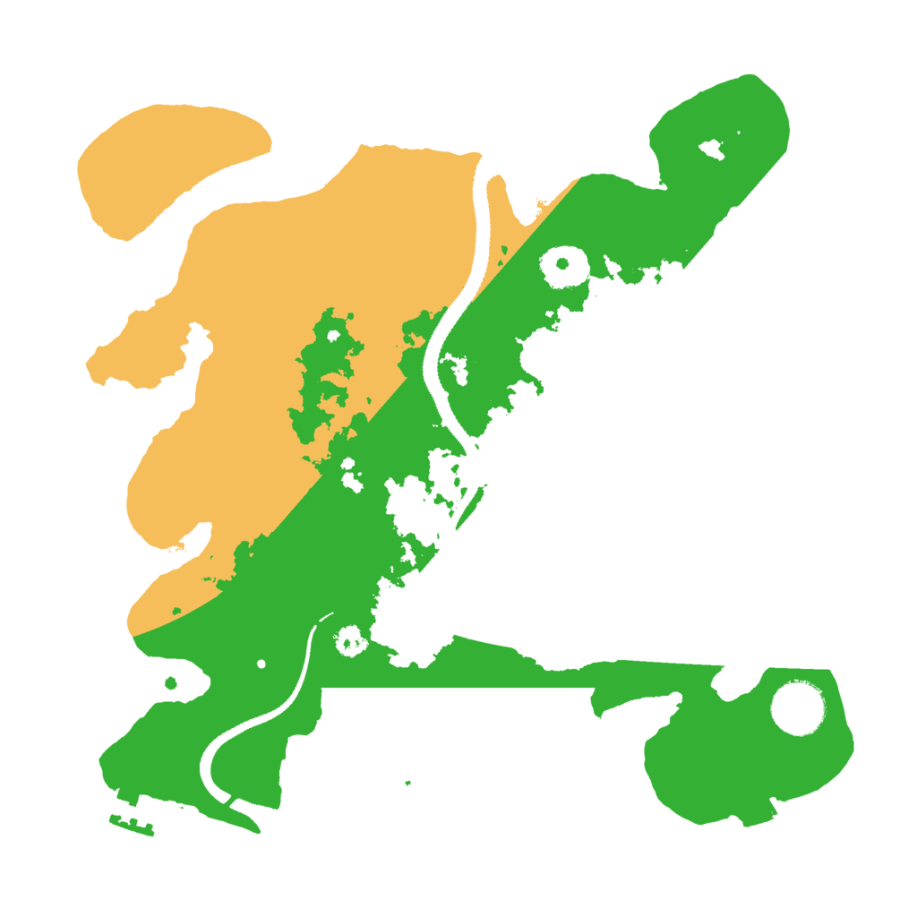 Biome Rust Map: Procedural Map, Size: 3000, Seed: 9881