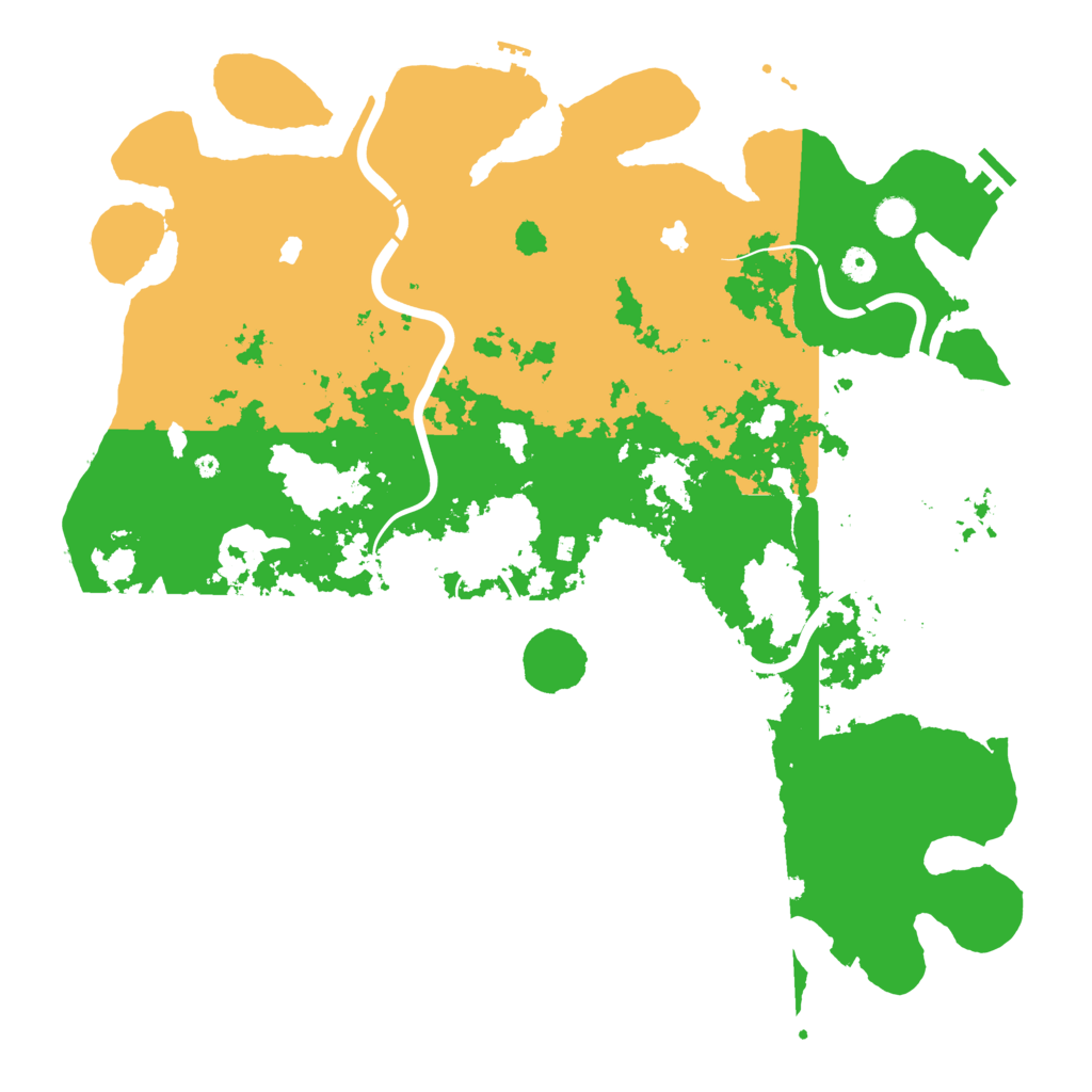 Biome Rust Map: Procedural Map, Size: 4800, Seed: 38475
