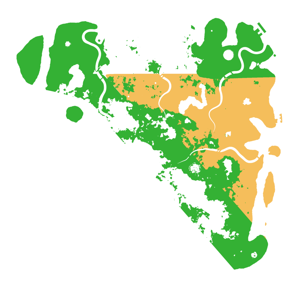 Biome Rust Map: Procedural Map, Size: 5000, Seed: 1816534736
