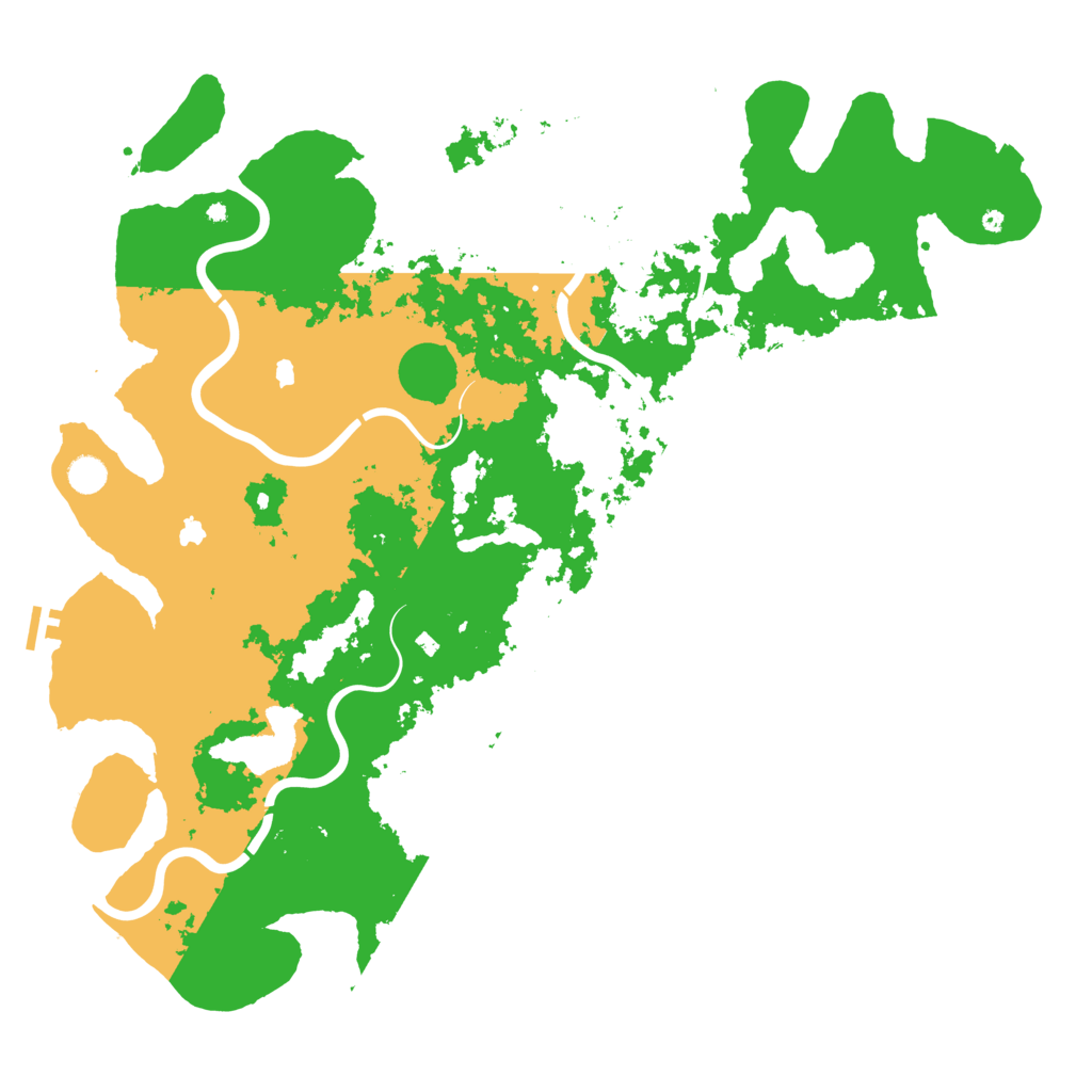 Biome Rust Map: Procedural Map, Size: 5000, Seed: 39928817