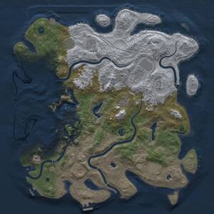 Thumbnail Rust Map: Procedural Map, Size: 4500, Seed: 890899899, 16 Monuments