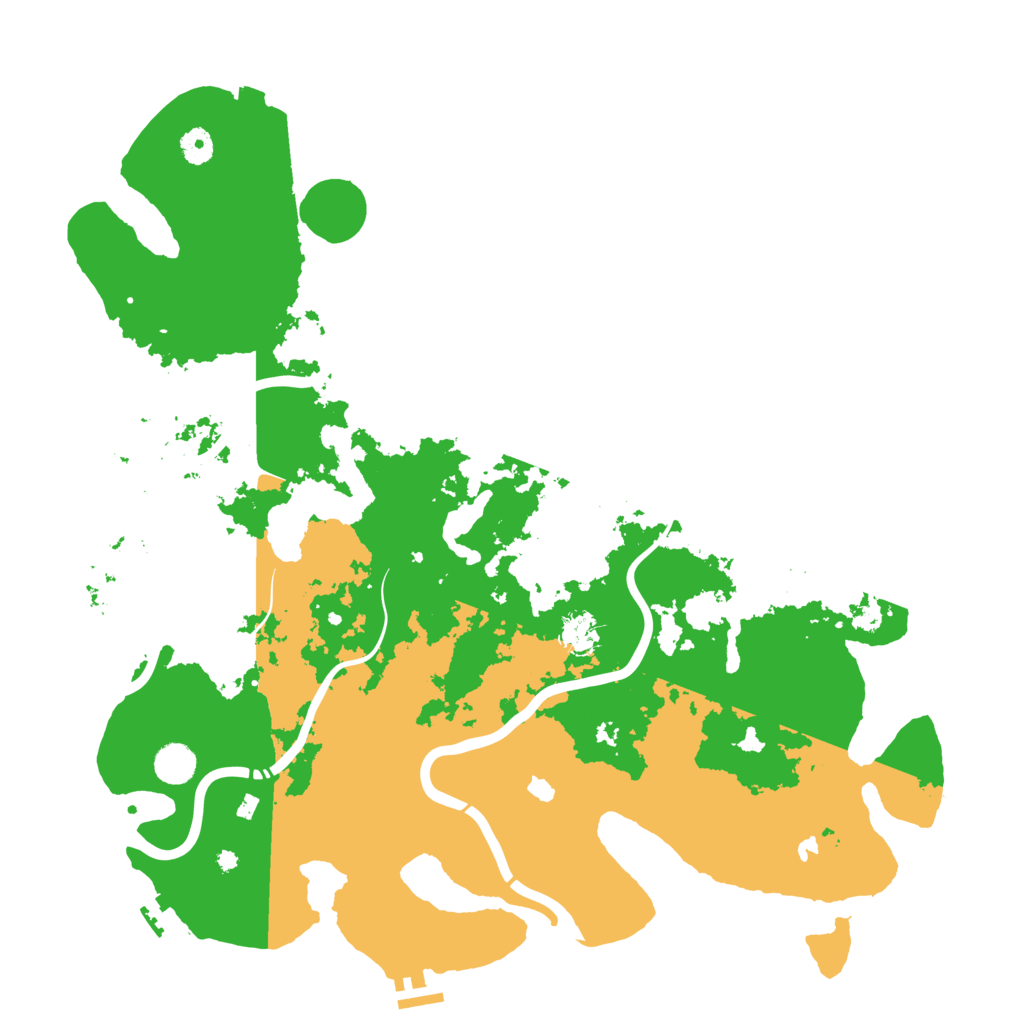Biome Rust Map: Procedural Map, Size: 4500, Seed: 890899899
