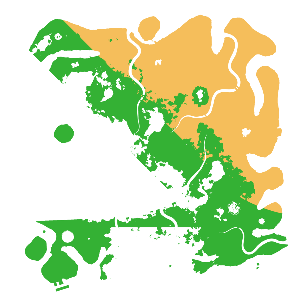 Biome Rust Map: Procedural Map, Size: 4500, Seed: 411521720