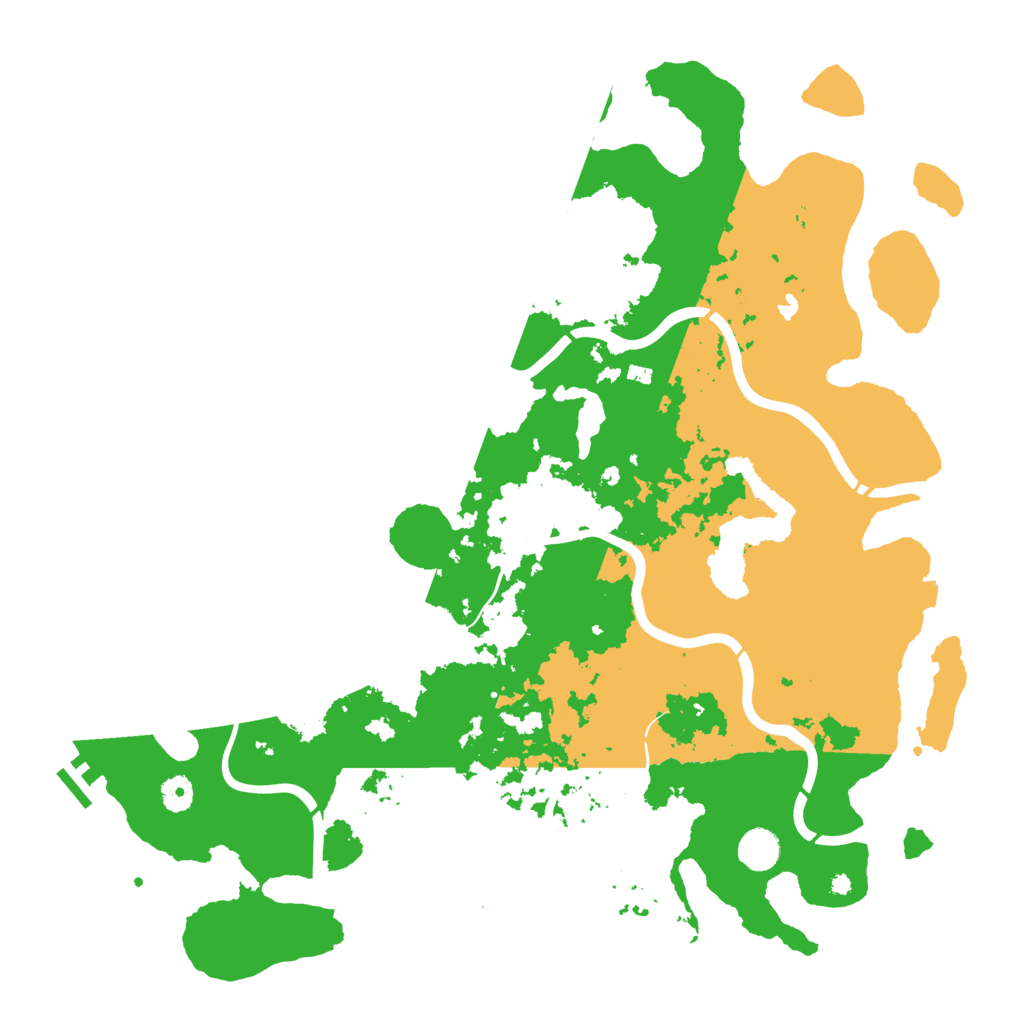 Biome Rust Map: Procedural Map, Size: 4500, Seed: 331364842