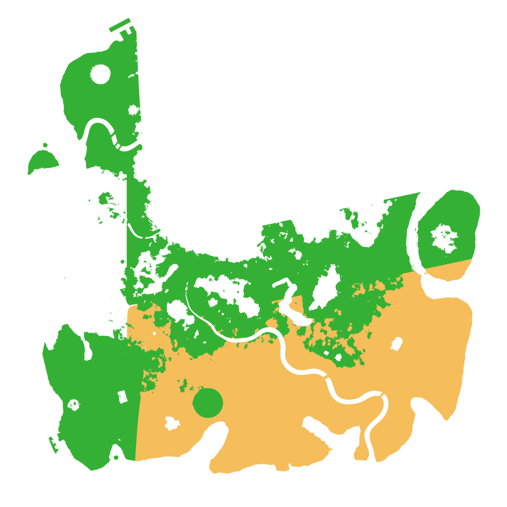 Biome Rust Map: Procedural Map, Size: 4500, Seed: 1326045543