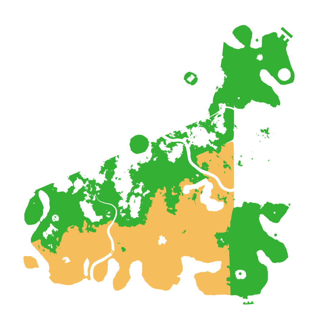 Biome Rust Map: Procedural Map, Size: 4500, Seed: 427658023