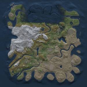 Thumbnail Rust Map: Procedural Map, Size: 4250, Seed: 1423715711, 17 Monuments
