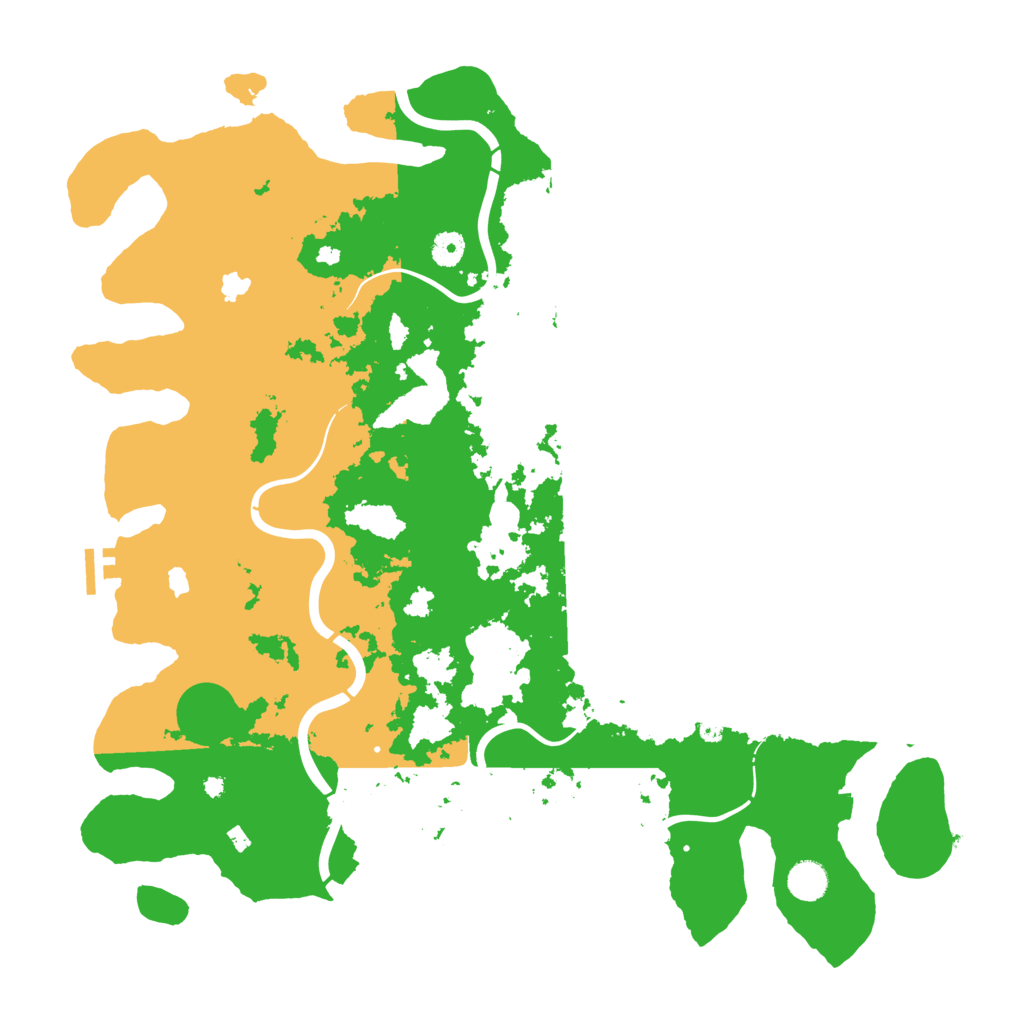 Biome Rust Map: Procedural Map, Size: 4500, Seed: 8888884