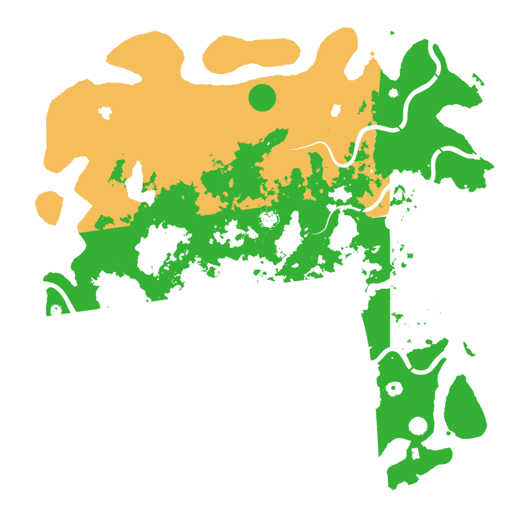Biome Rust Map: Procedural Map, Size: 5000, Seed: 3011