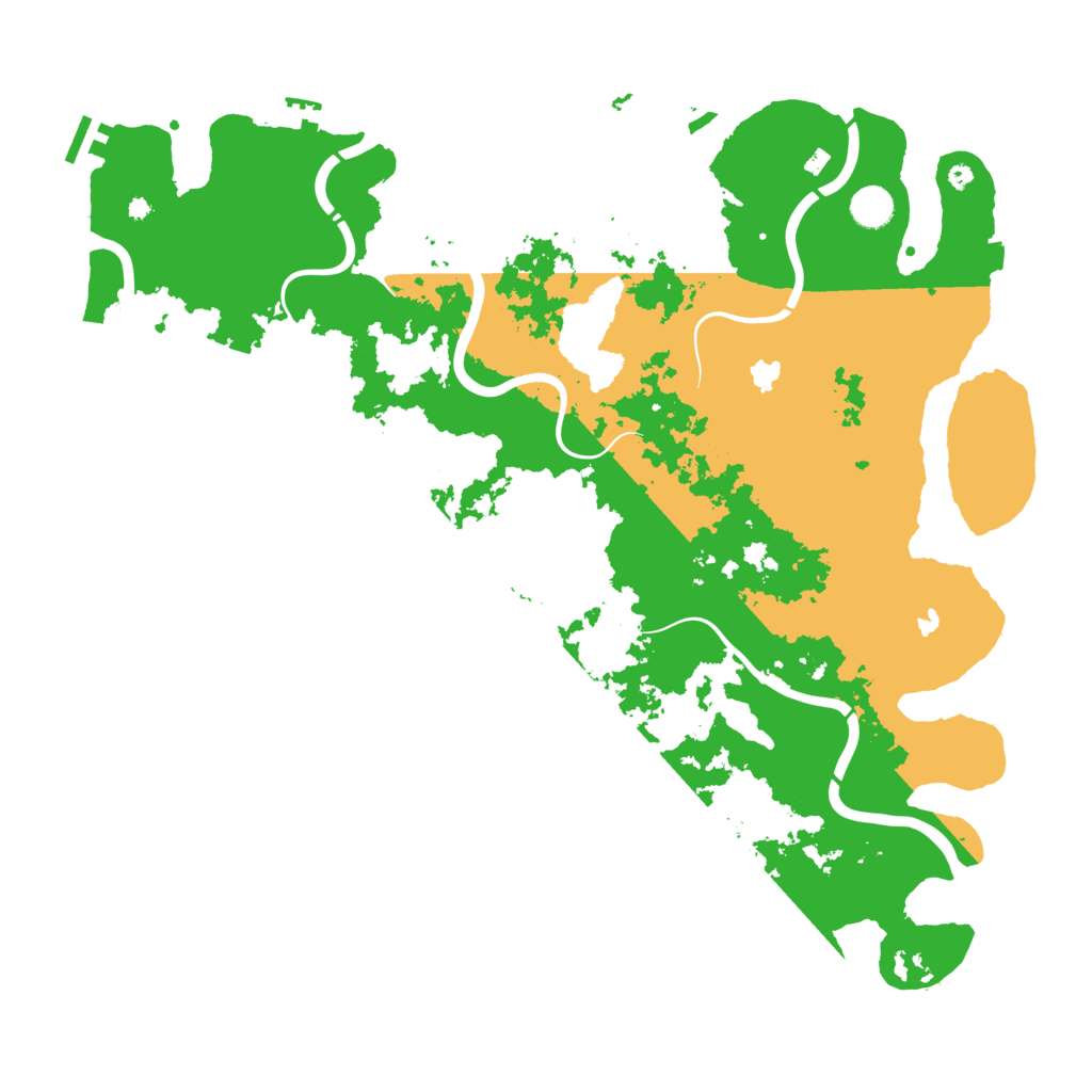 Biome Rust Map: Procedural Map, Size: 4500, Seed: 1911114707