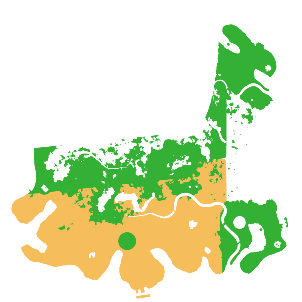 Biome Rust Map: Procedural Map, Size: 4500, Seed: 763062867