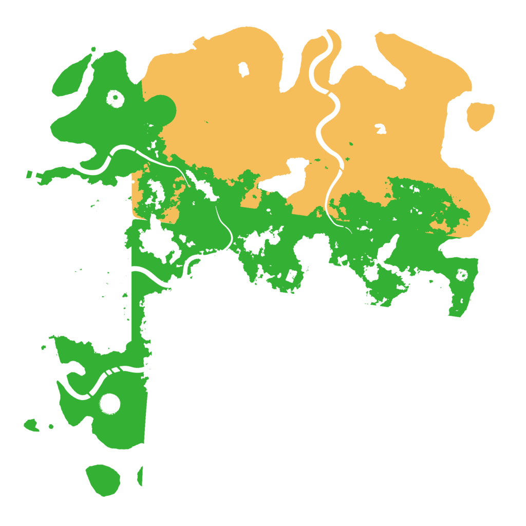Biome Rust Map: Procedural Map, Size: 4500, Seed: 1661890929