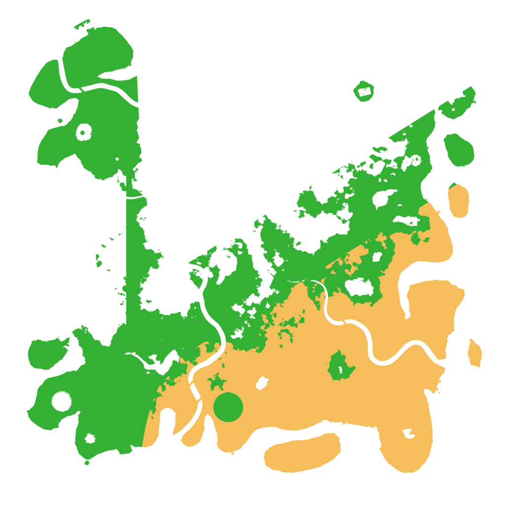 Biome Rust Map: Procedural Map, Size: 4500, Seed: 244537702