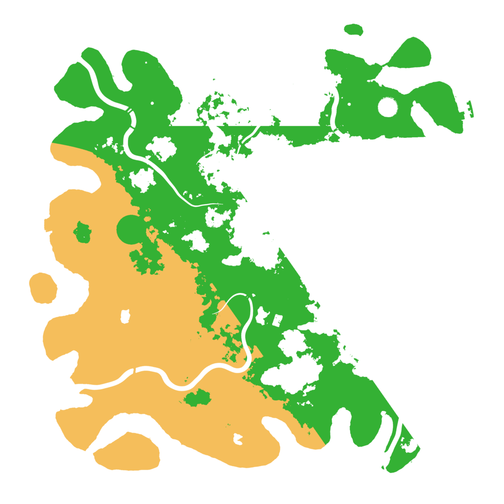 Biome Rust Map: Procedural Map, Size: 4500, Seed: 1999215997