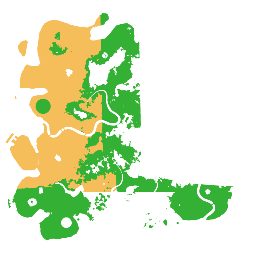 Biome Rust Map: Procedural Map, Size: 4500, Seed: 880342536