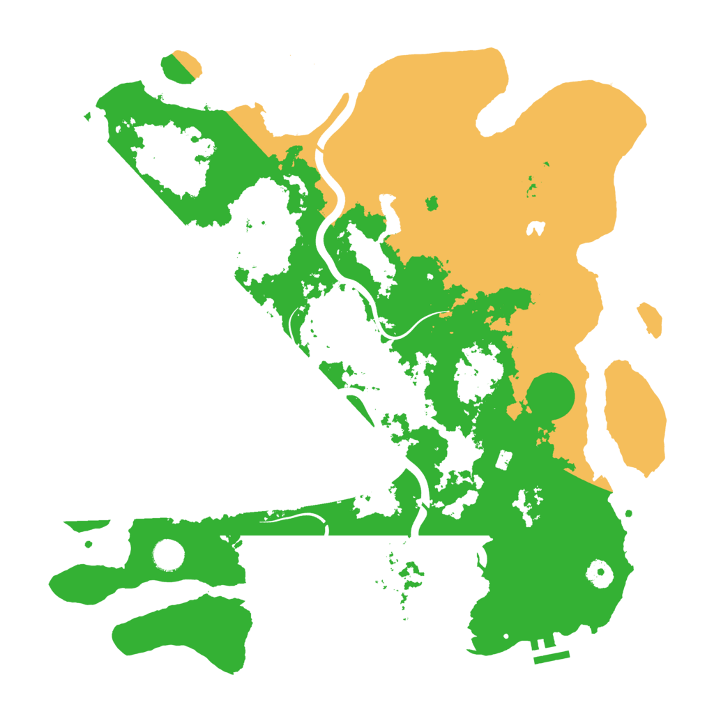 Biome Rust Map: Procedural Map, Size: 4000, Seed: 241069876
