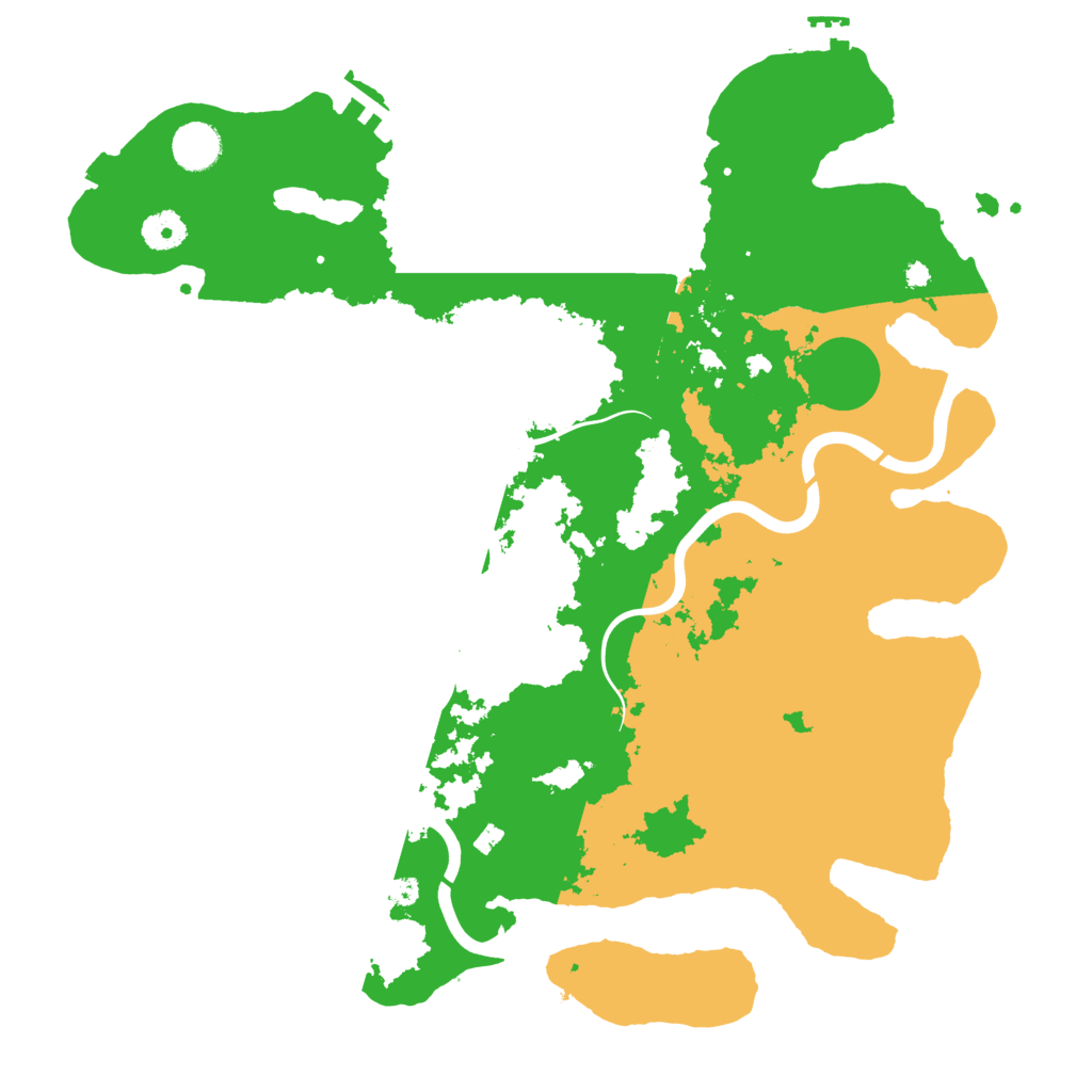 Biome Rust Map: Procedural Map, Size: 3950, Seed: 285932958