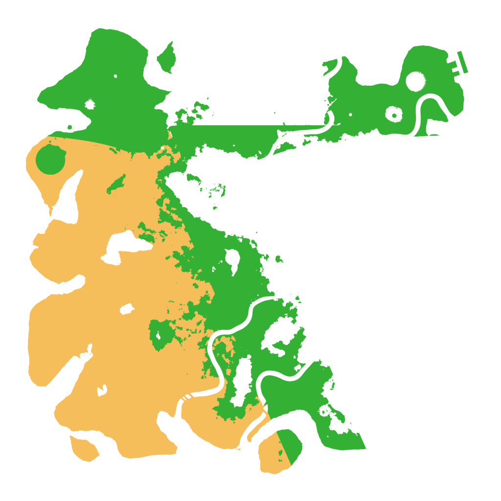 Biome Rust Map: Procedural Map, Size: 4500, Seed: 1460631038