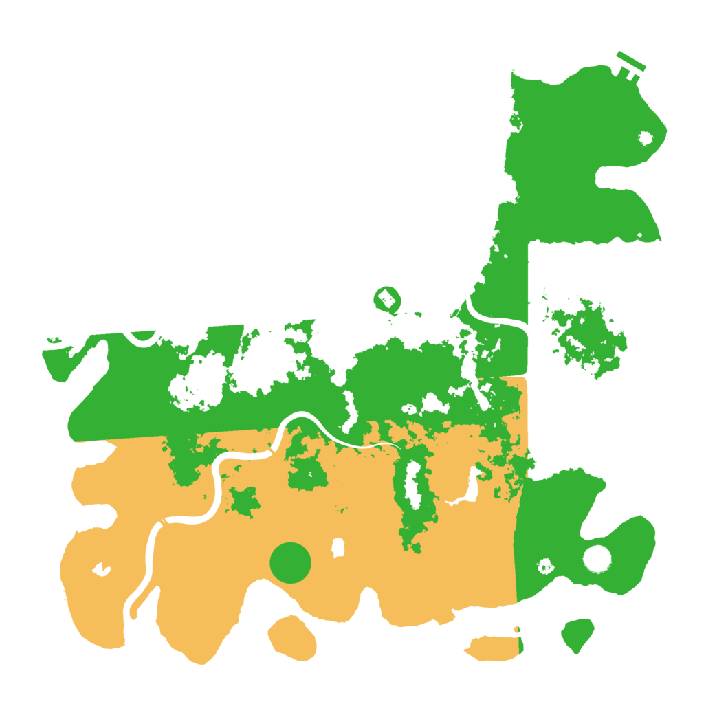 Biome Rust Map: Procedural Map, Size: 4500, Seed: 537127839