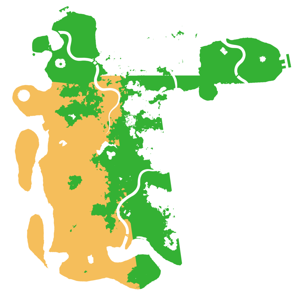 Biome Rust Map: Procedural Map, Size: 4500, Seed: 414412713