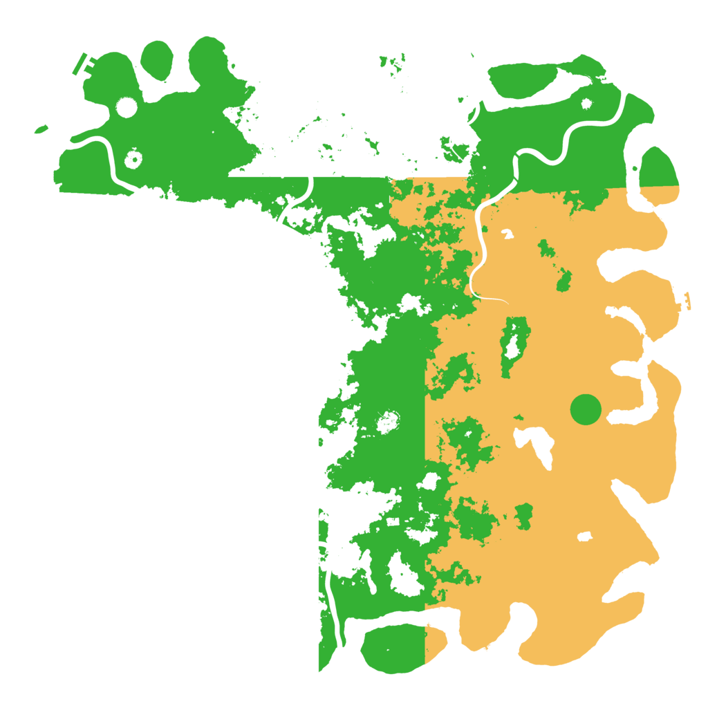 Biome Rust Map: Procedural Map, Size: 6000, Seed: 2001687979