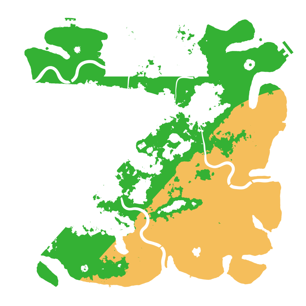 Biome Rust Map: Procedural Map, Size: 4250, Seed: 1564901445