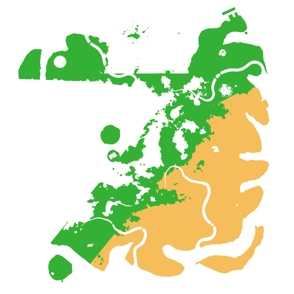 Biome Rust Map: Procedural Map, Size: 4250, Seed: 709423409