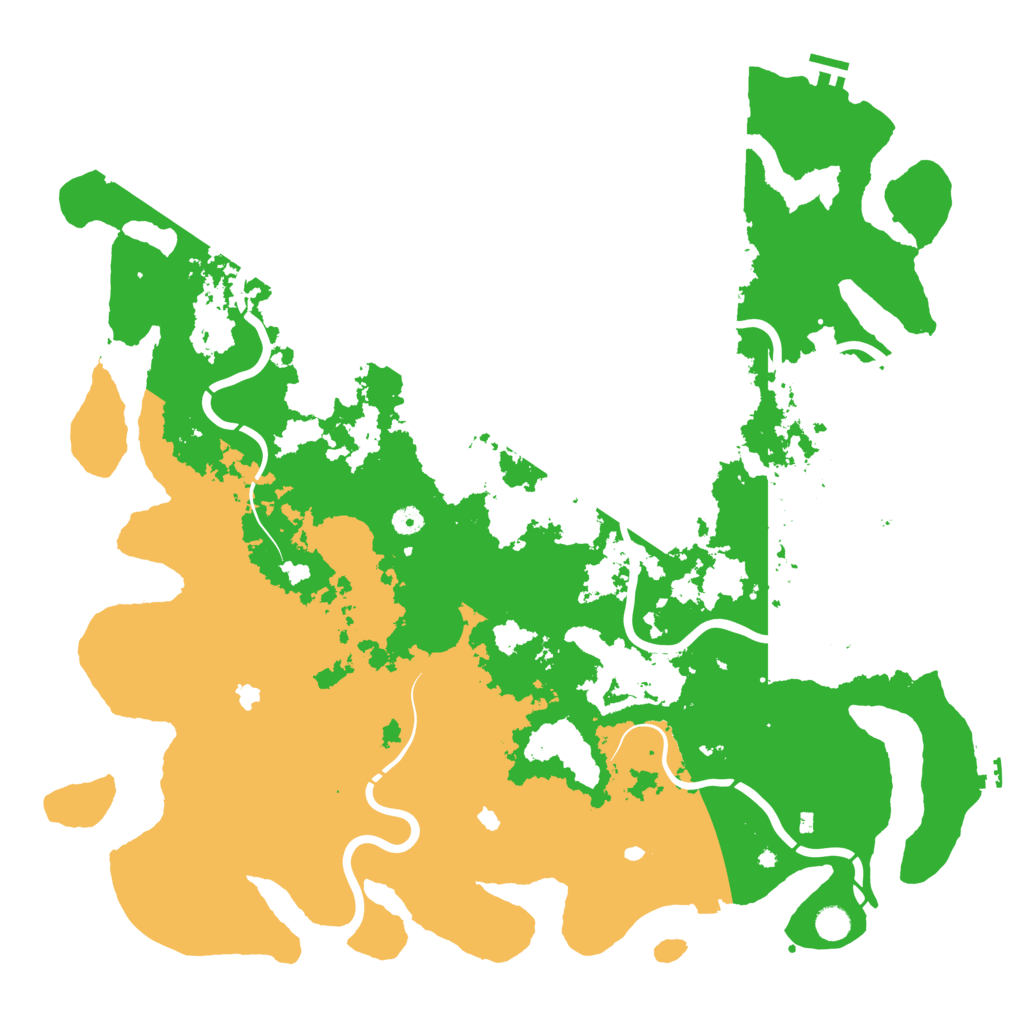 Biome Rust Map: Procedural Map, Size: 5204, Seed: 2138
