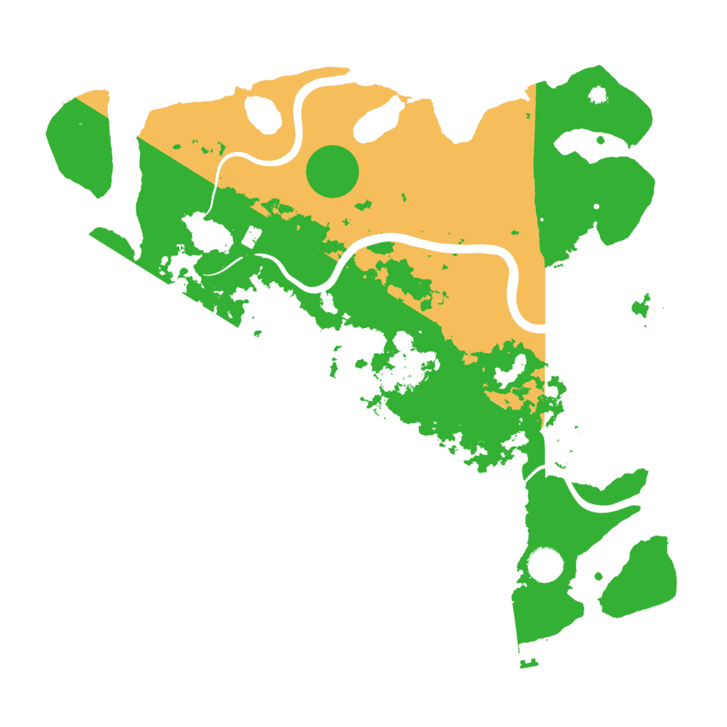 Biome Rust Map: Procedural Map, Size: 3650, Seed: 22830032