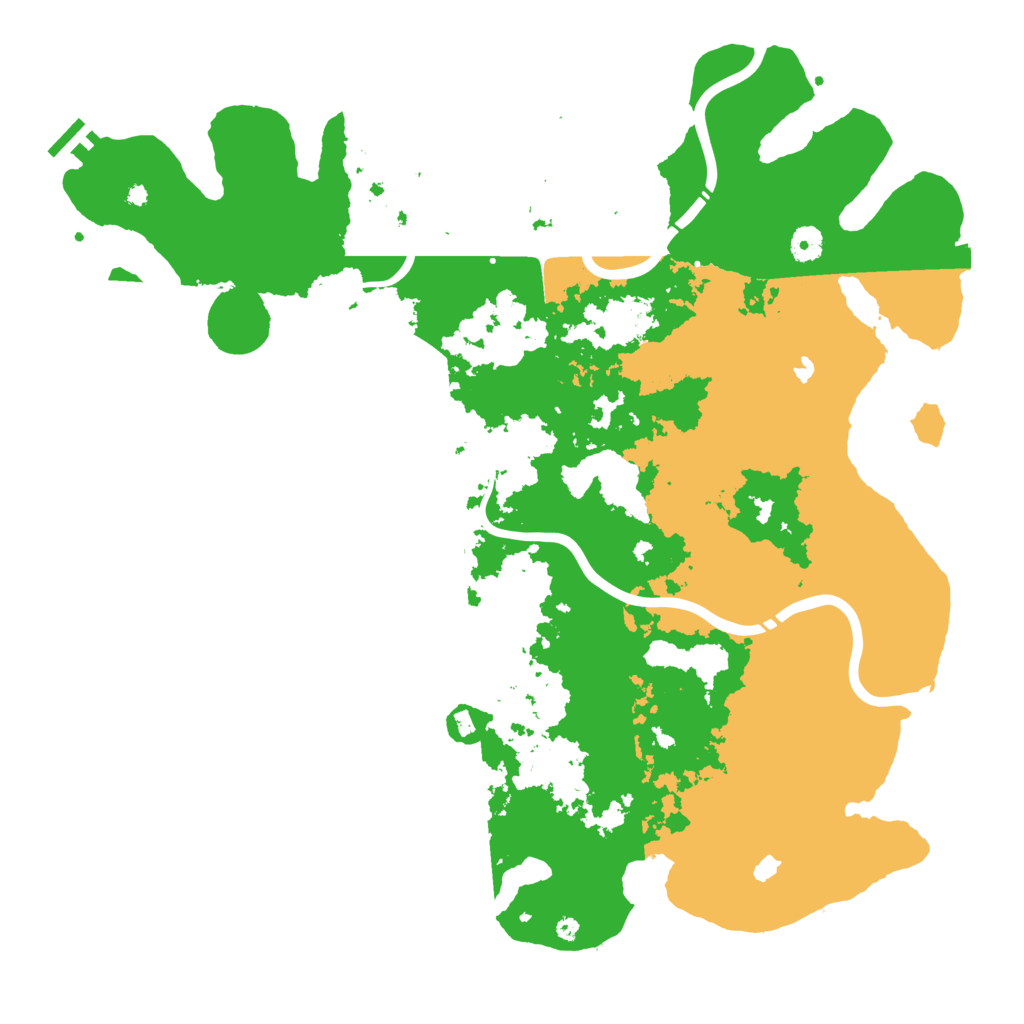 Biome Rust Map: Procedural Map, Size: 4500, Seed: 206131560
