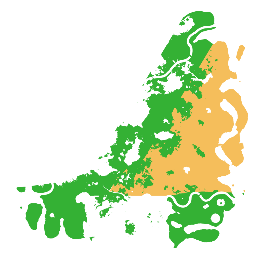 Biome Rust Map: Procedural Map, Size: 5000, Seed: 2589