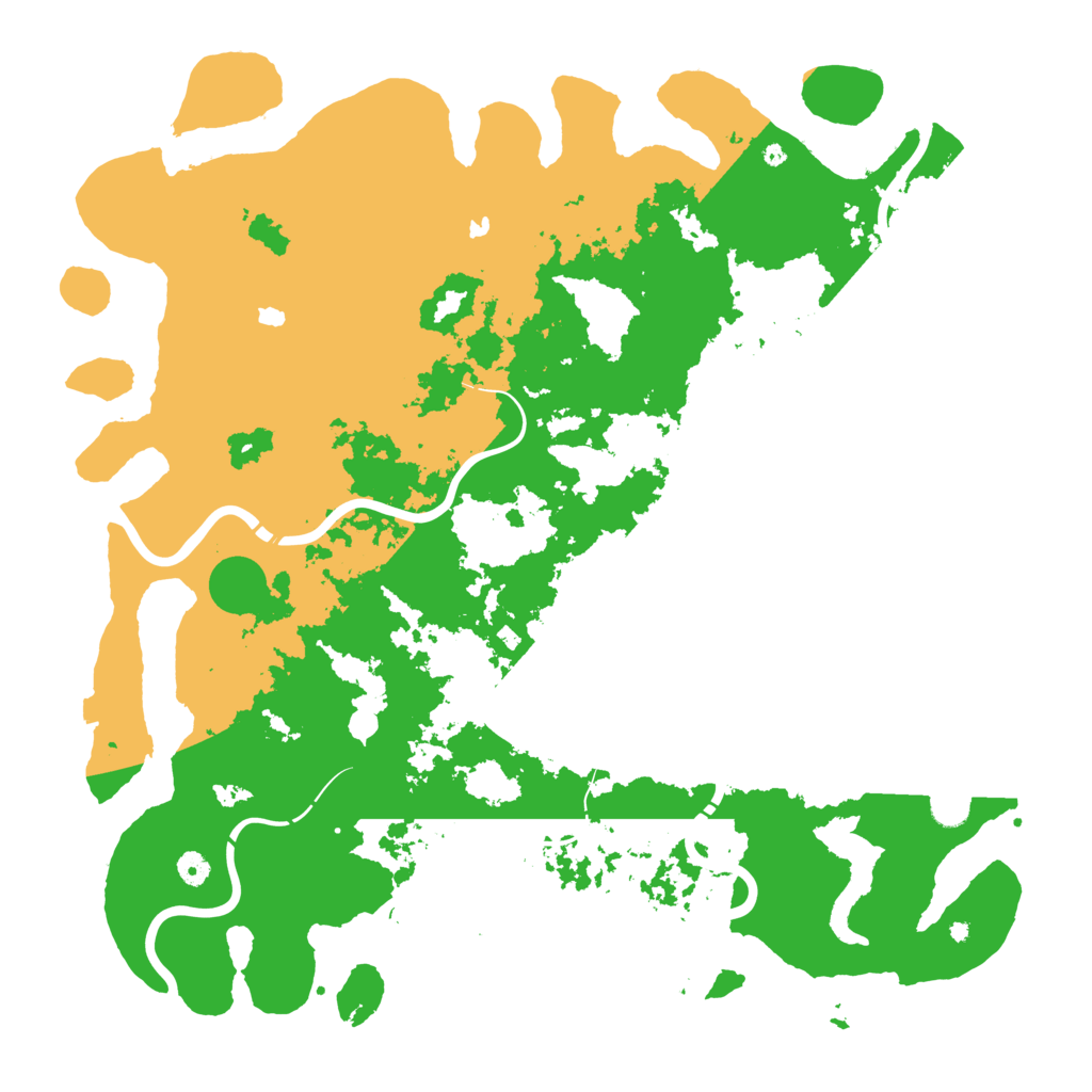 Biome Rust Map: Procedural Map, Size: 5000, Seed: 940676748