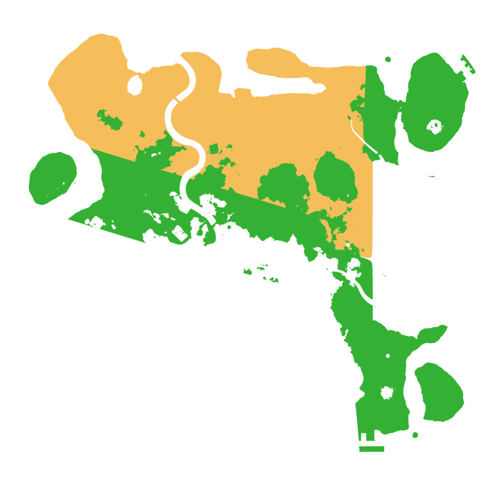 Biome Rust Map: Procedural Map, Size: 3500, Seed: 1697195192