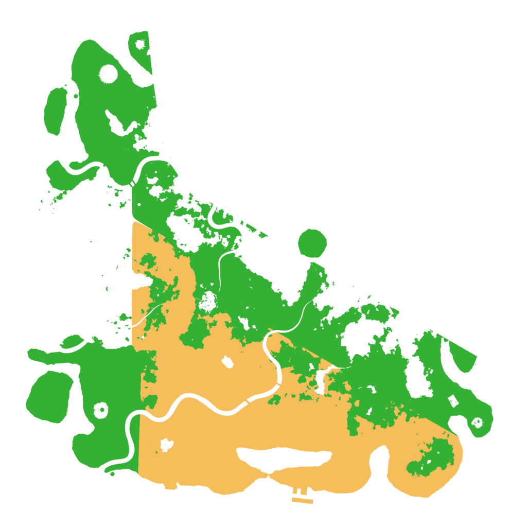 Biome Rust Map: Procedural Map, Size: 5000, Seed: 657313385