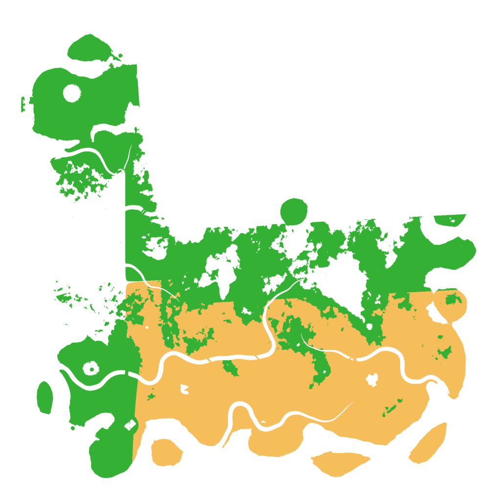 Biome Rust Map: Procedural Map, Size: 5000, Seed: 257863157