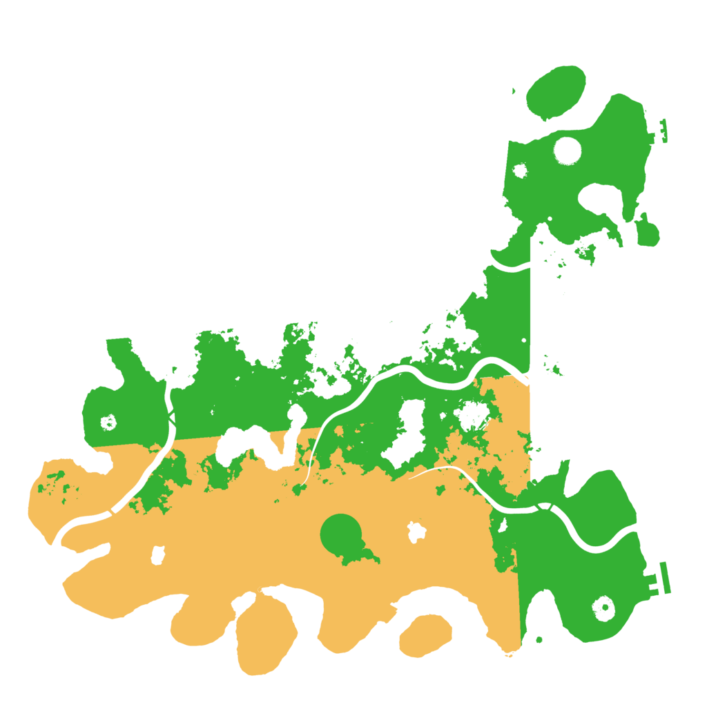 Biome Rust Map: Procedural Map, Size: 4500, Seed: 809594300