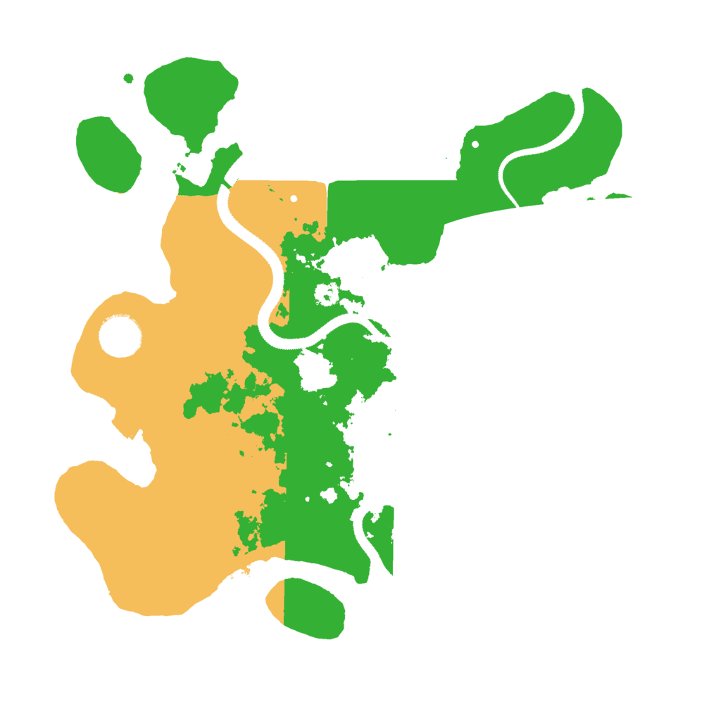 Biome Rust Map: Procedural Map, Size: 3000, Seed: 2121167866