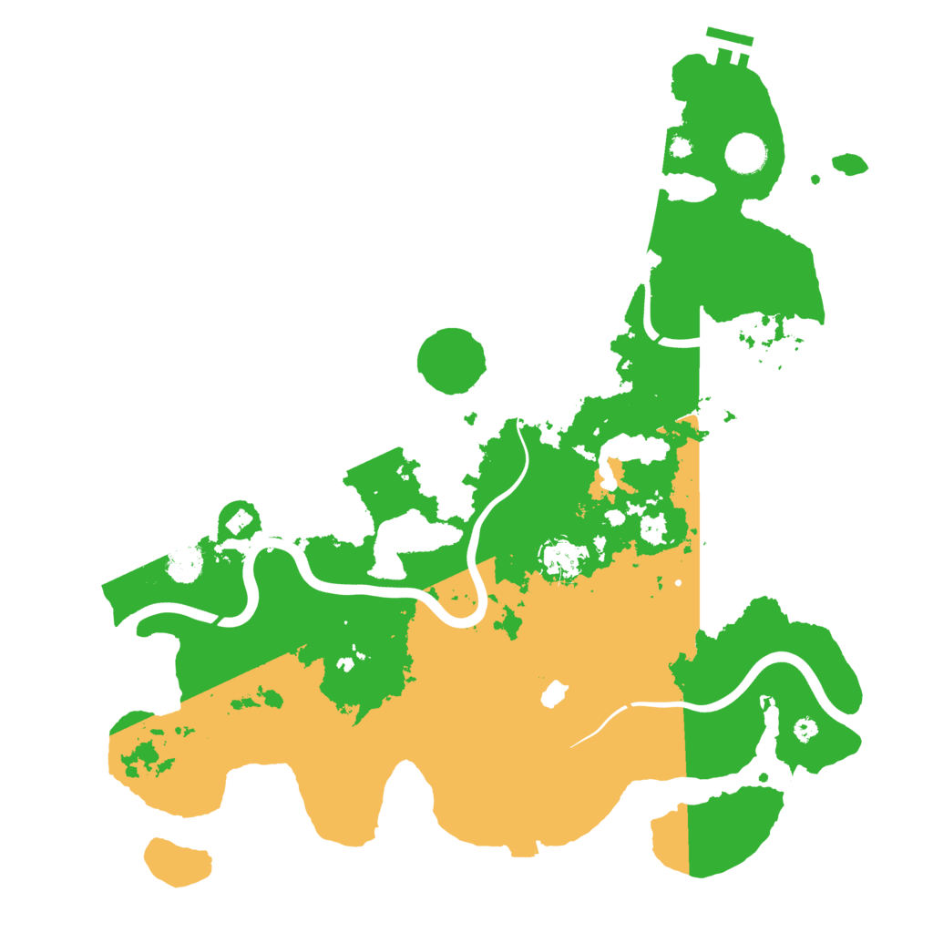 Biome Rust Map: Procedural Map, Size: 4000, Seed: 26620