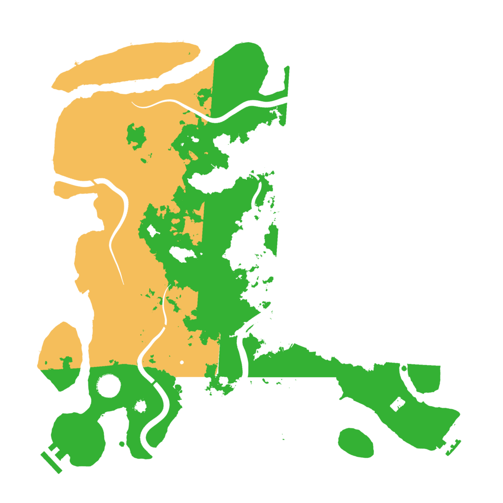Biome Rust Map: Procedural Map, Size: 3800, Seed: 1754632804