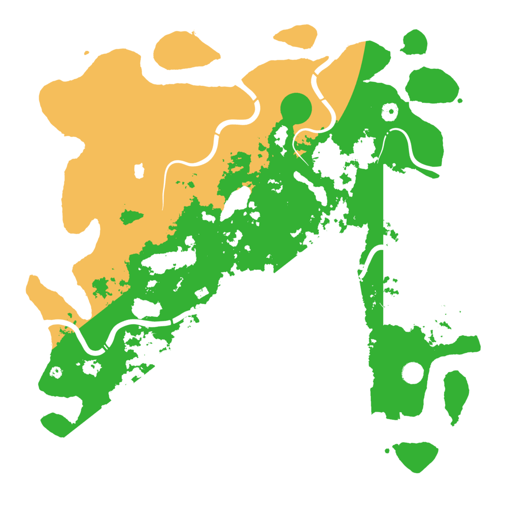 Biome Rust Map: Procedural Map, Size: 4300, Seed: 55094351