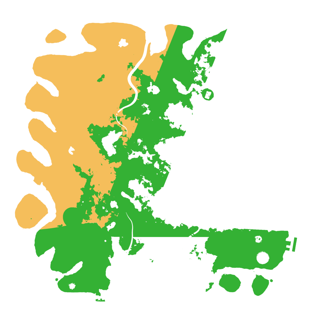 Biome Rust Map: Procedural Map, Size: 4500, Seed: 410628953