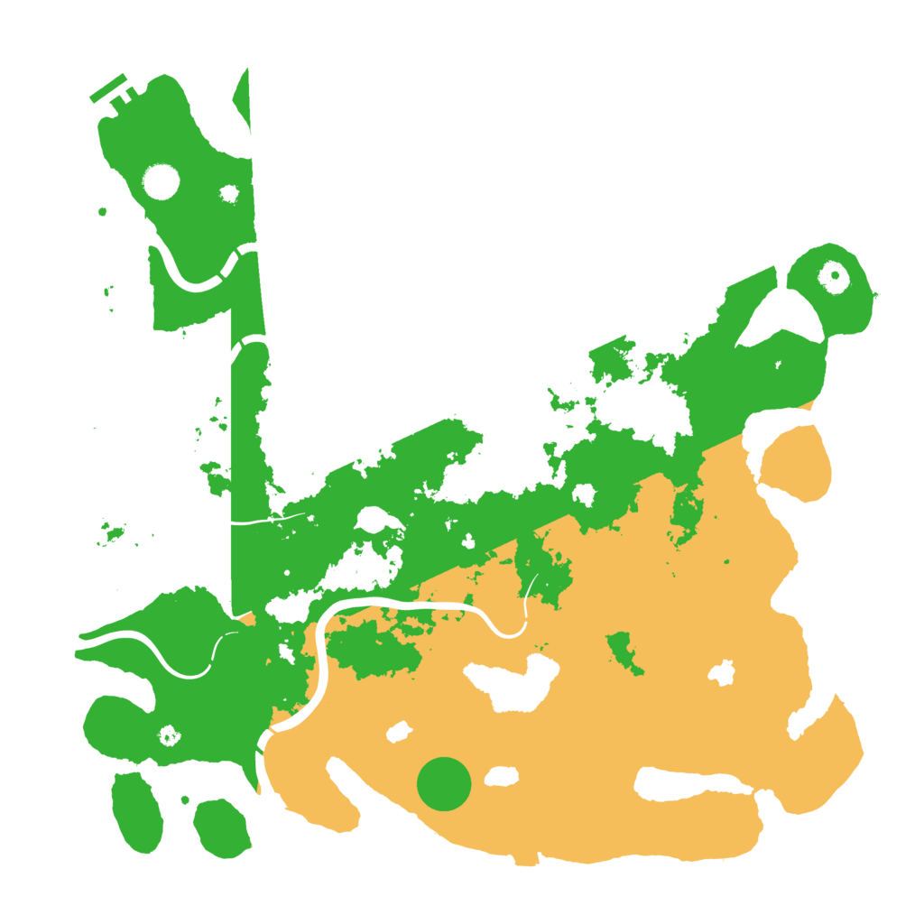 Biome Rust Map: Procedural Map, Size: 4500, Seed: 679521616