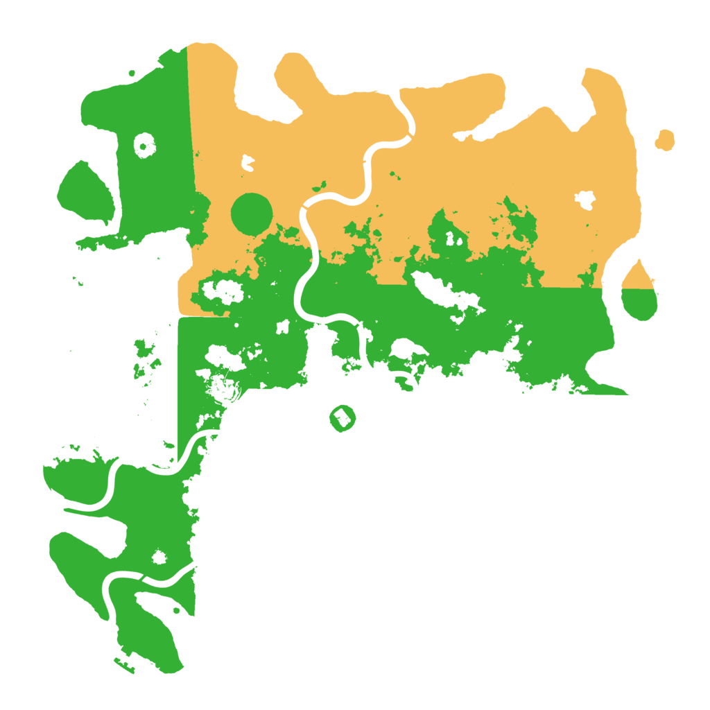 Biome Rust Map: Procedural Map, Size: 4500, Seed: 1994568797