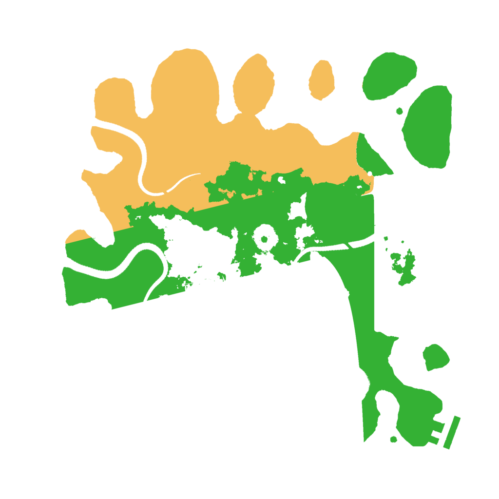 Biome Rust Map: Procedural Map, Size: 3000, Seed: 186004066