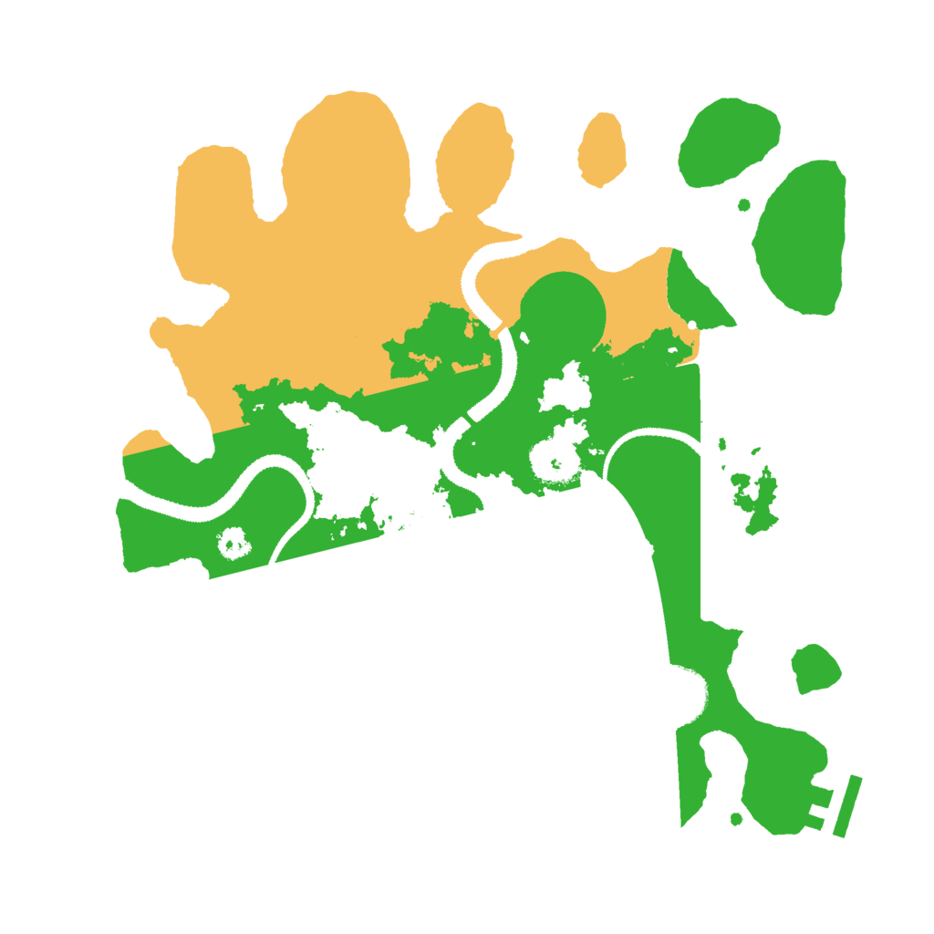 Biome Rust Map: Procedural Map, Size: 3000, Seed: 186004066