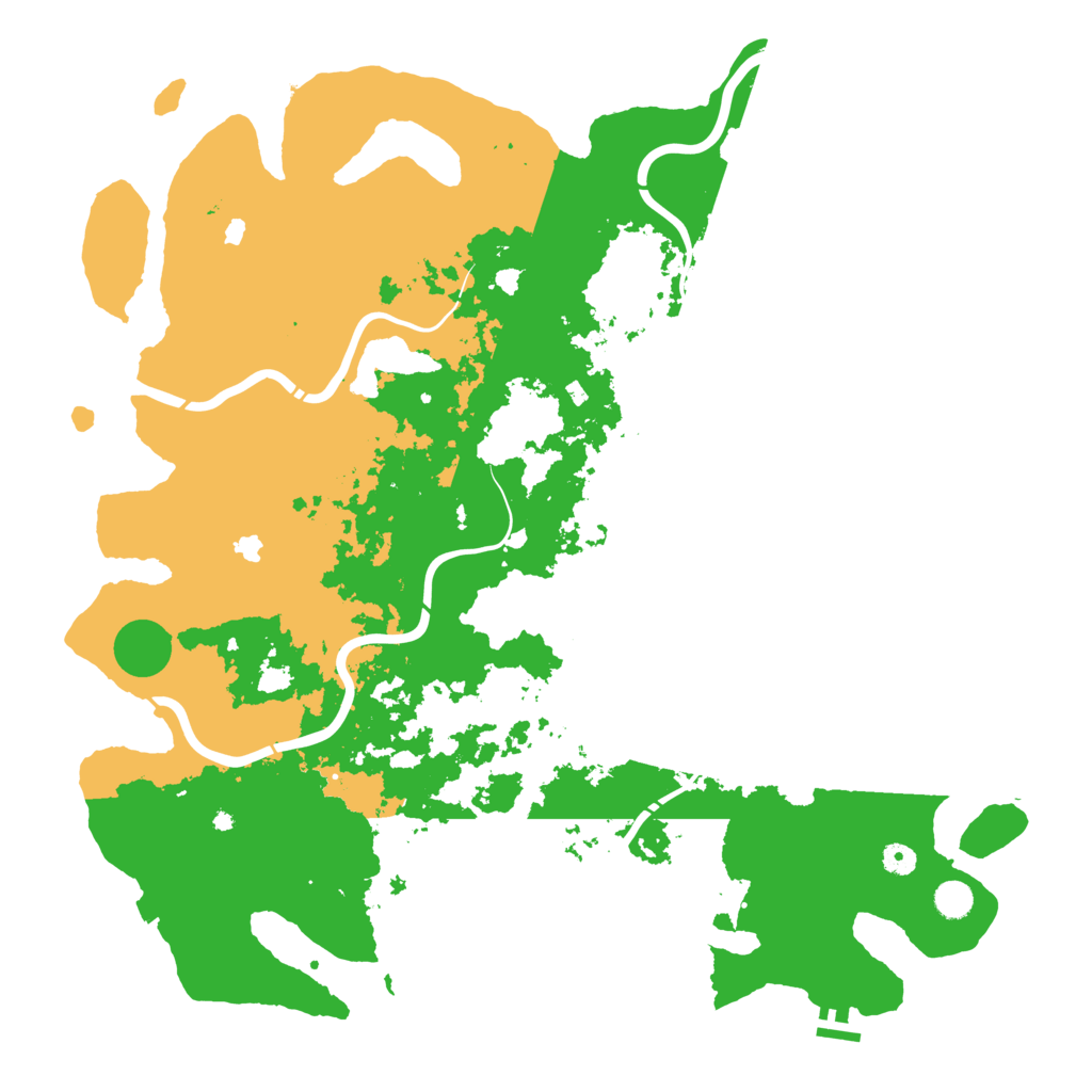 Biome Rust Map: Procedural Map, Size: 5000, Seed: 477067659