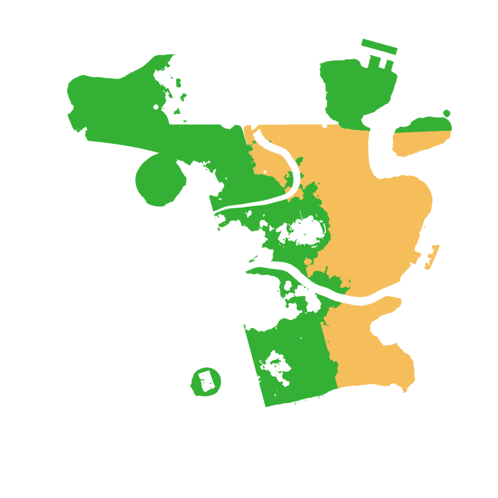 Biome Rust Map: Procedural Map, Size: 2800, Seed: 50050