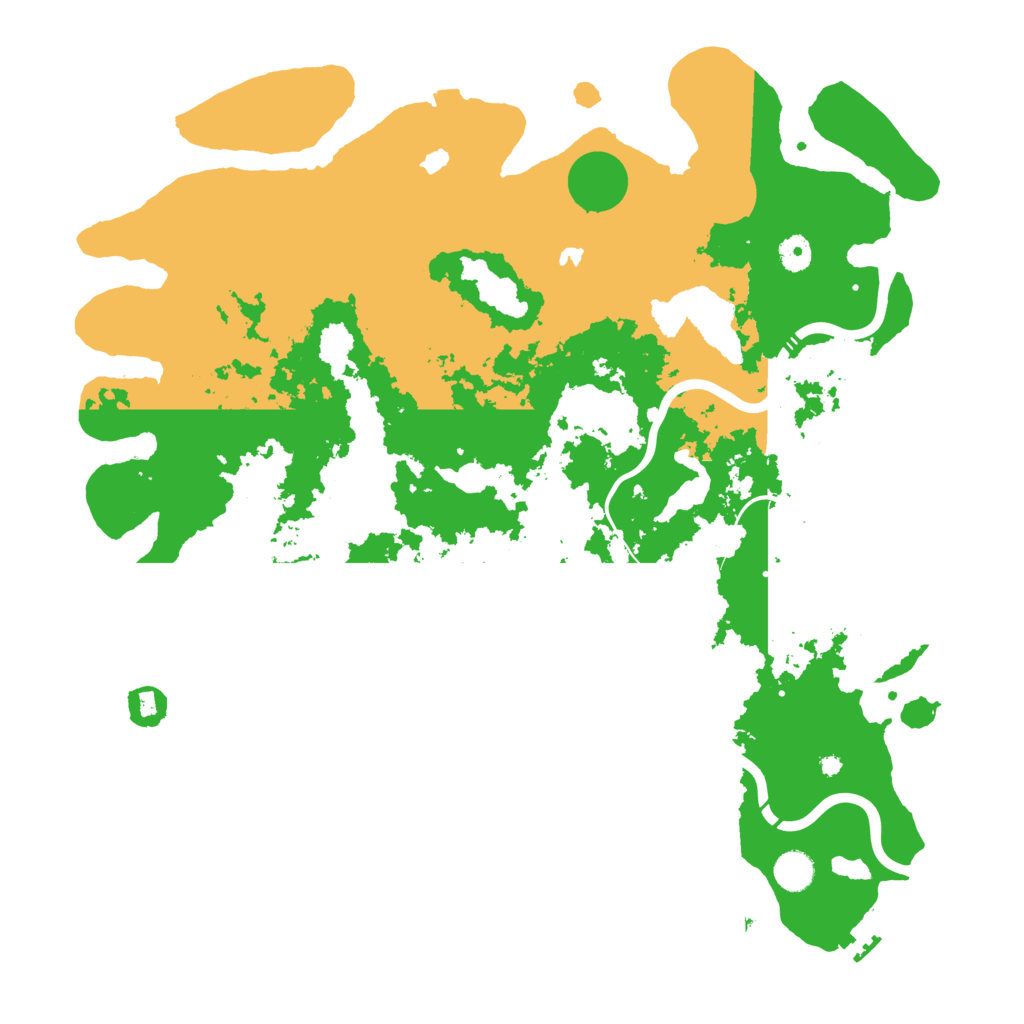 Biome Rust Map: Procedural Map, Size: 4500, Seed: 1214357583