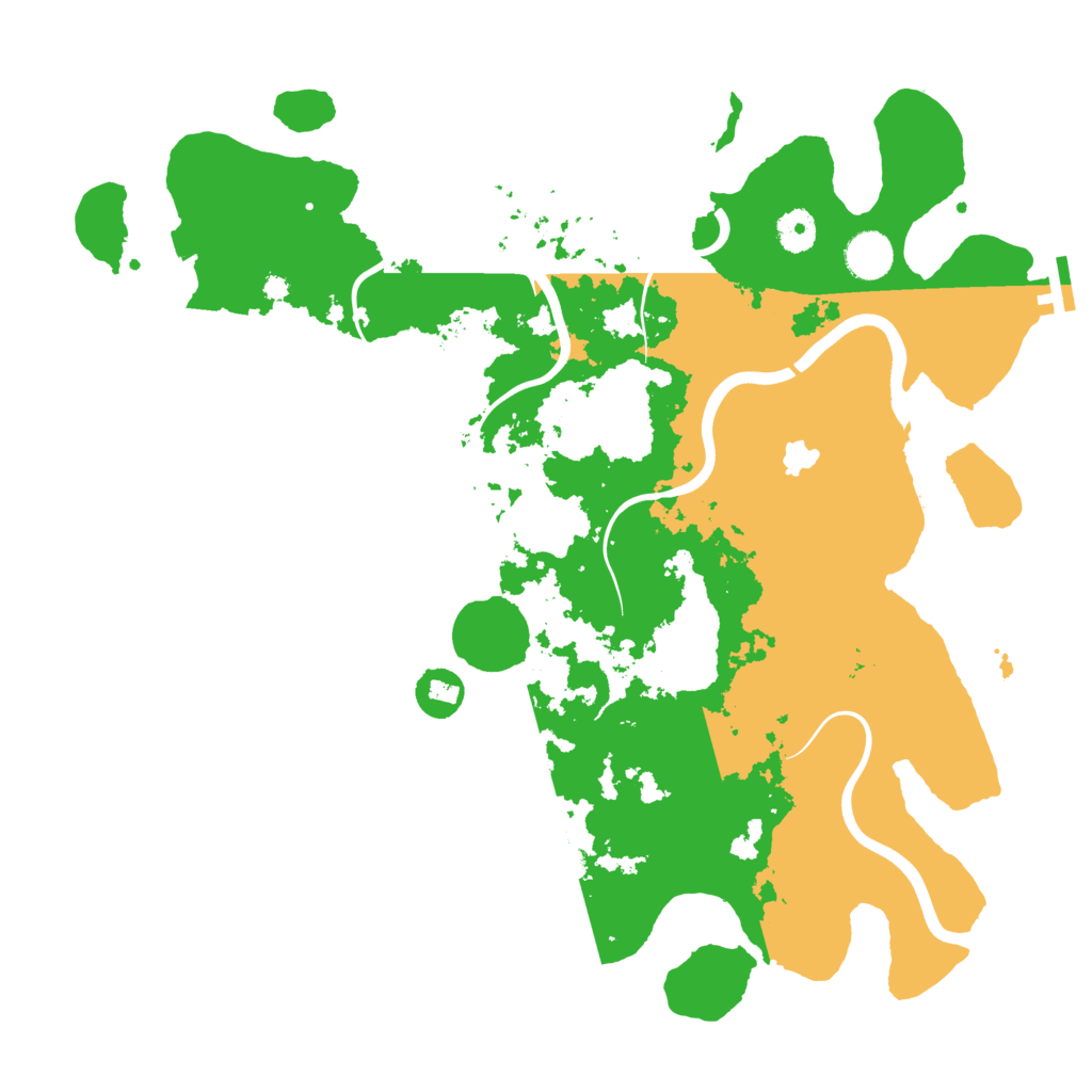 Biome Rust Map: Procedural Map, Size: 4000, Seed: 32143604