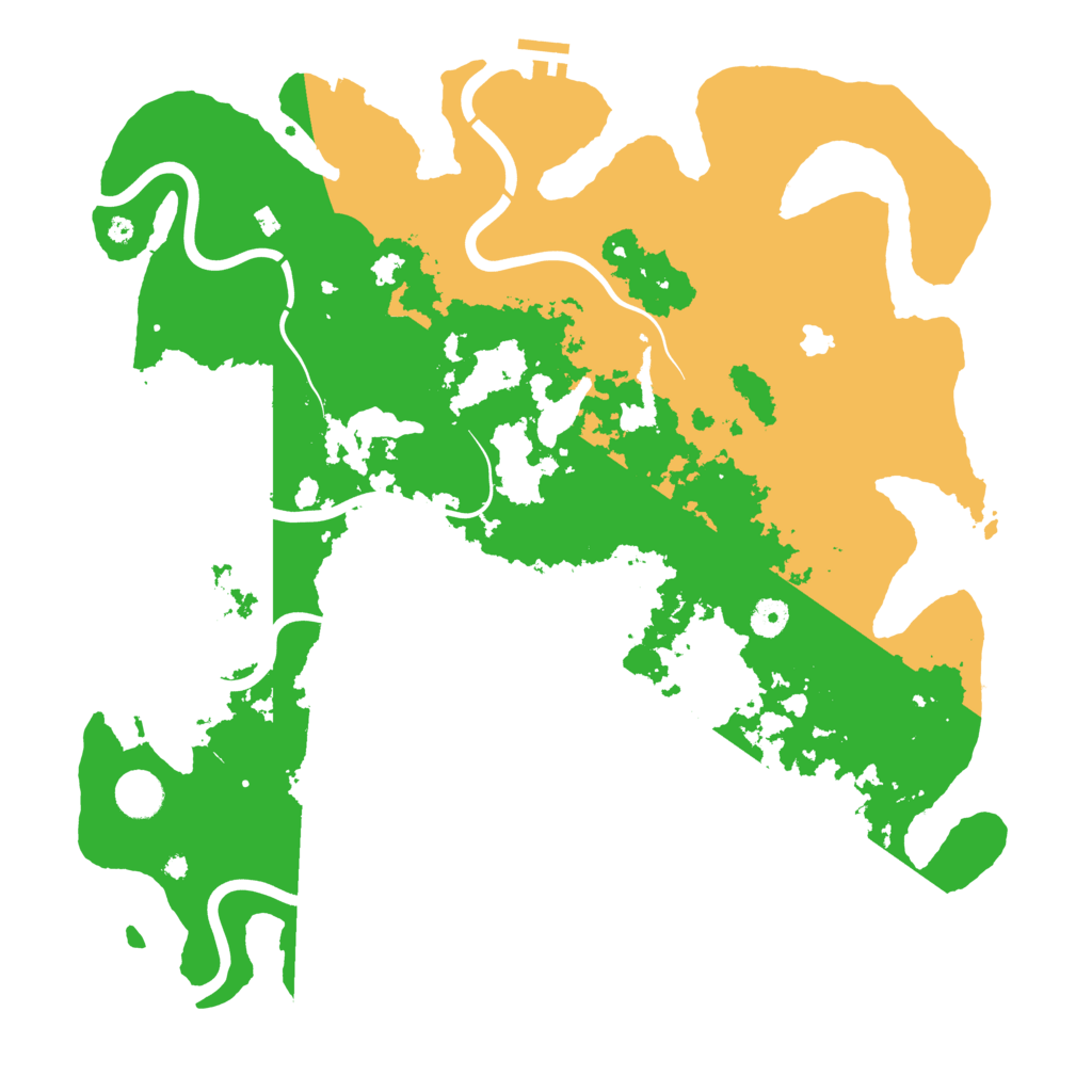 Biome Rust Map: Procedural Map, Size: 4300, Seed: 214060706